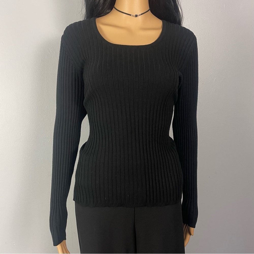Y2K Ribbed Sweater - Picture 1 of 3